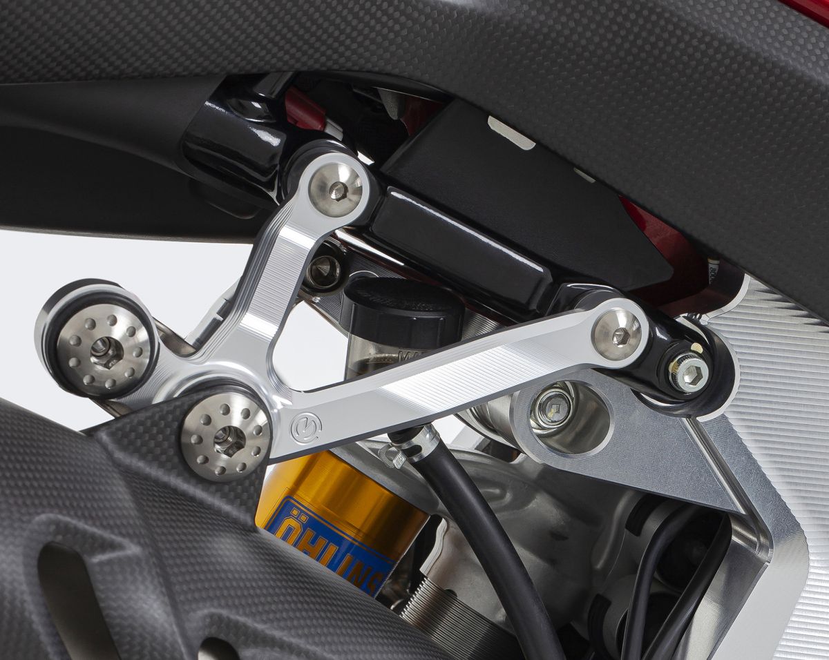 Motocorse Billet Muffler Exhaust Support For MV Agusta Brutale / Rush 1000 for ARROW / SC Project / MV Racing Exhaust Motocorse Billet Muffler Exhaust Support For MV Agusta Brutale / Rush 1000 for ARROW / SC Project / MV Racing Exhaust